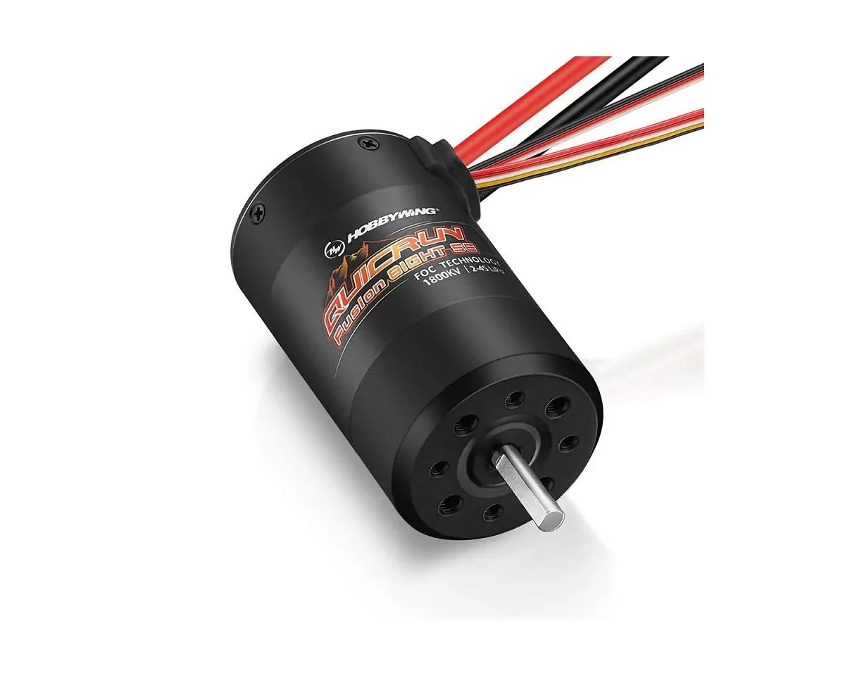 Hobbywing QuicRun Fusion 8IGHT SE FOC 2-in-1 Brushless Crawler ESC & Motor System (1800Kv) w/XT60 Connector HW30109100