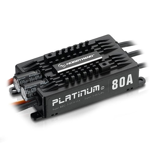 HW30203200 Platinum 80A V4 esc 3-6s Heli/air Hobbywing