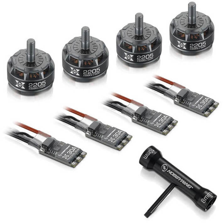 HW38040001 ###FPV BL power combo BLHeli B (XROTOR 30A ESC/2300KV MOTORS) Hobbywing