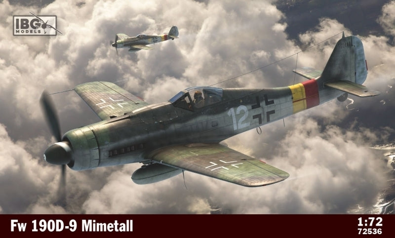 IBG72536 IBG 1/72 Focke-Wulf Fw 190D-9 Mimetall Plastic Model Kit IBG Models
