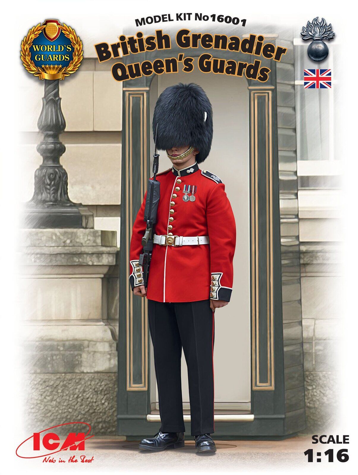 ICM 1/16 British Grenadier Queen€™s Guards Plastic Model Kit