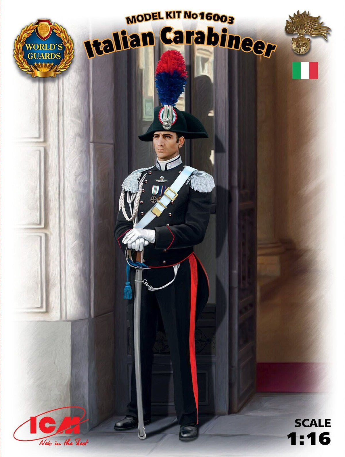 ICM 1/16 Italian Carabinier Plastic Model Kit ICM16003
