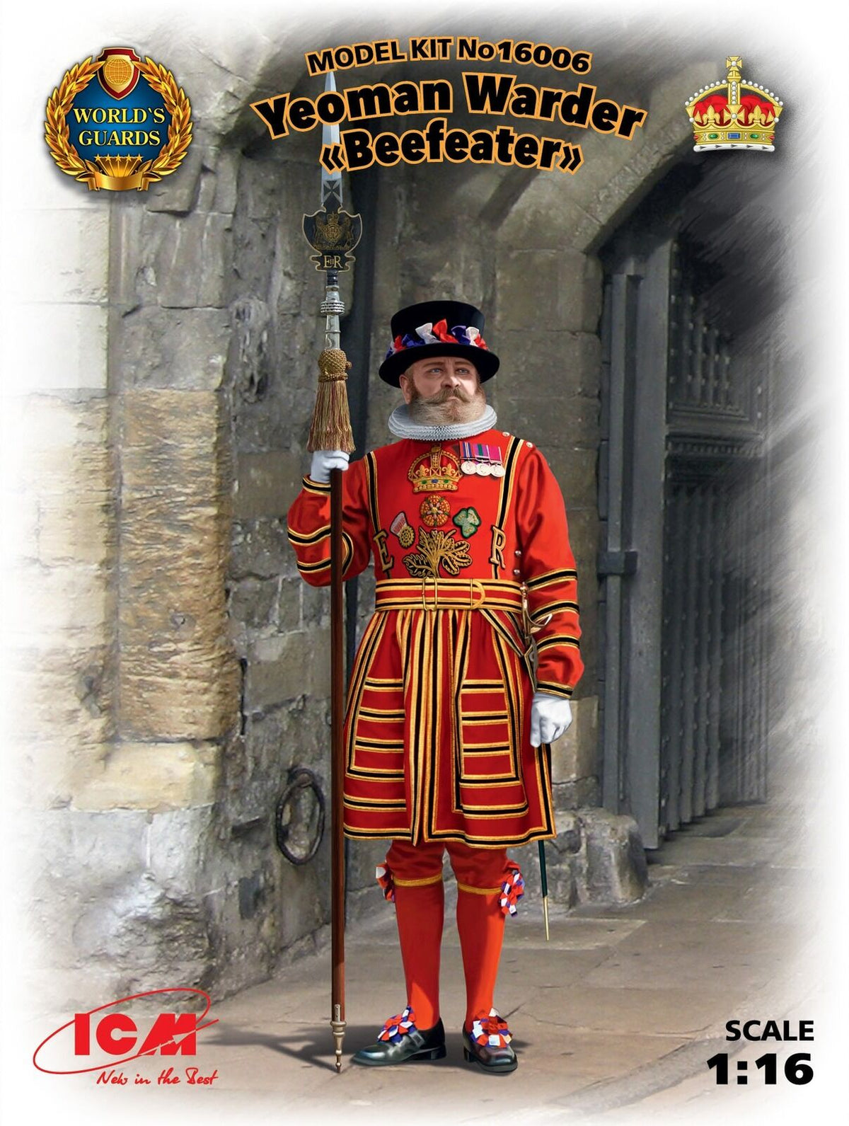 ICM 1/16 Yeoman Warder Beefeater‚¬ Plastic Model Kit ICM16006