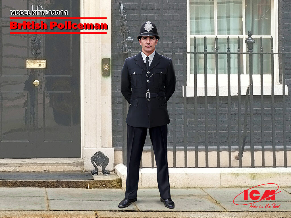ICM 1/16 British Policeman Plastic Model Kit