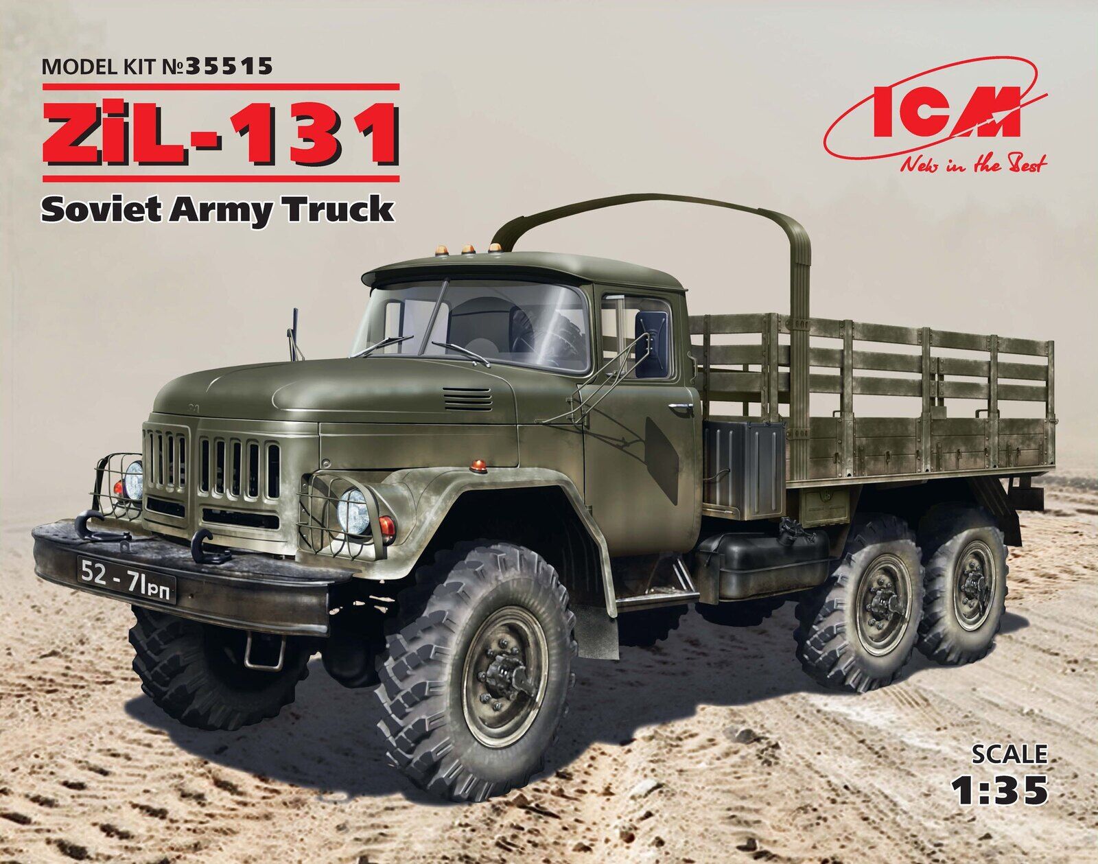 ICM 1/35 ZiL-131 Soviet Army Truck Plastic Model Kit