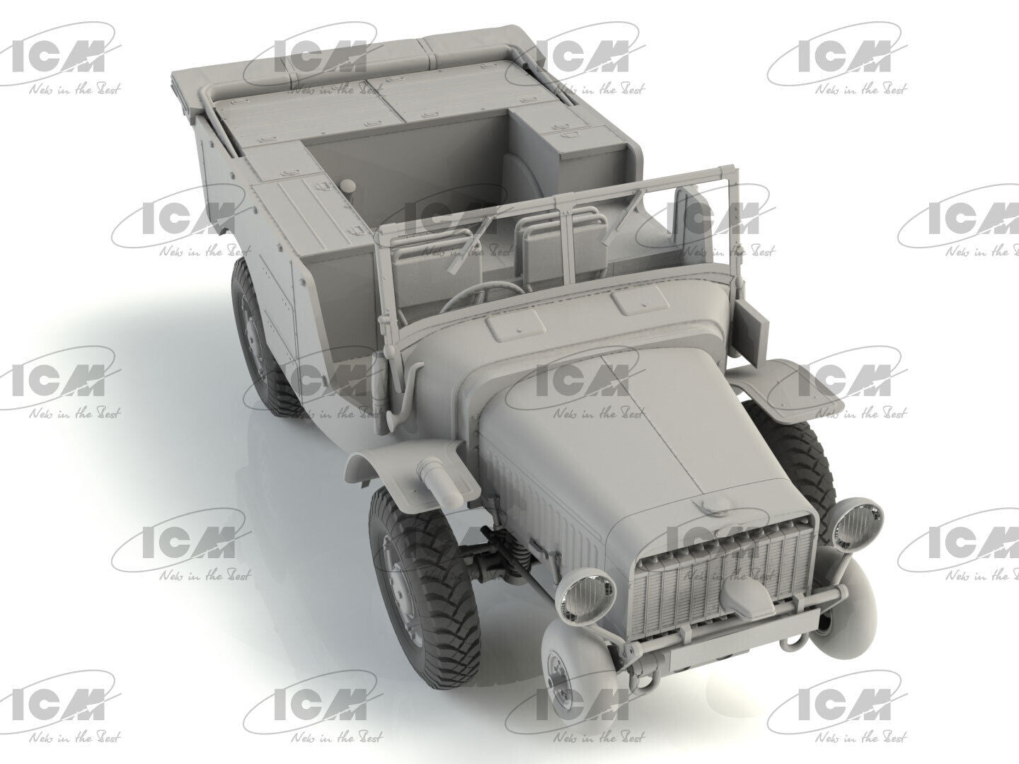 ICM 1/35 Laffly (f) typ V15T WWII German military vehicle Plastic Model Kit