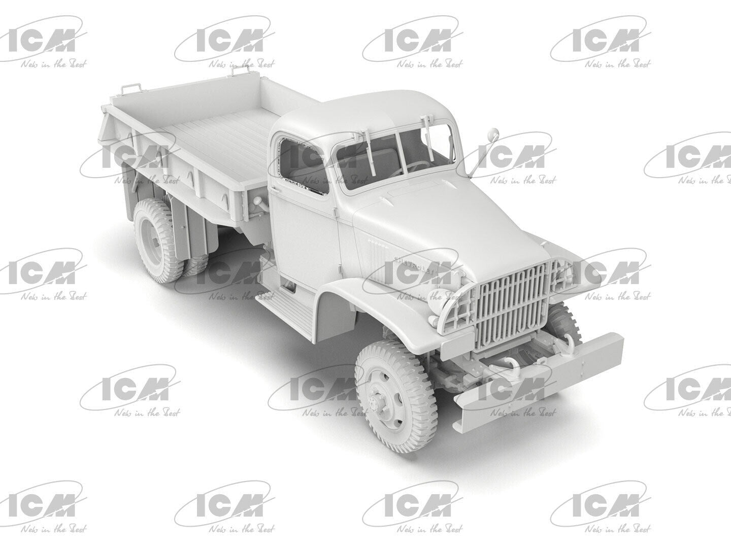 ICM 1/35 G7107 US Cargo Truck Plastic Model Kit