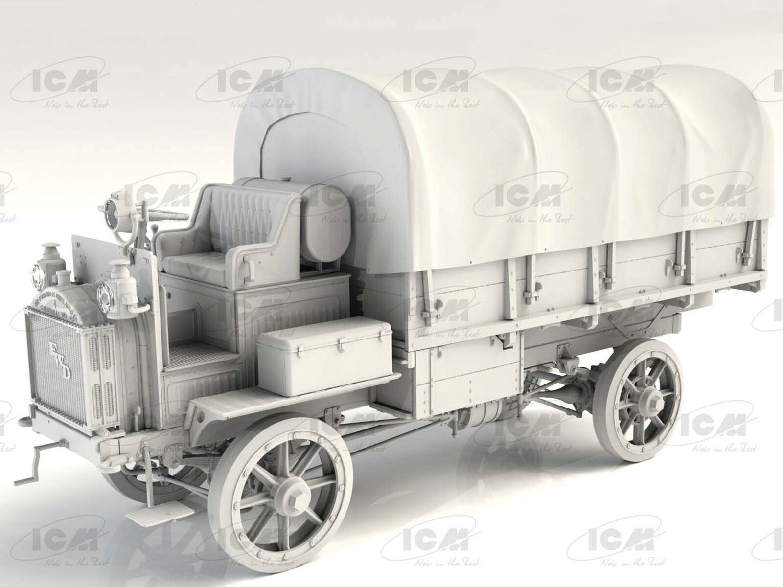 ICM 1/35 FWD Type B WWI US Army Truck Plastic Model Kit
