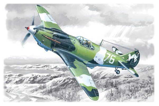 ICM 1/48 LaGG-3 series 1-4 WWII Soviet Fighter Plastic Model Kit