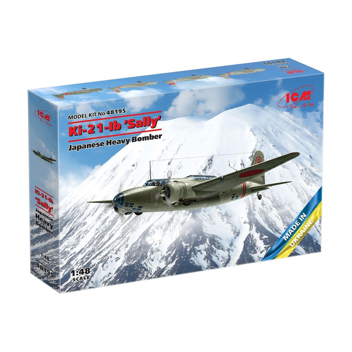 ICM 1/48 Ki-21-Ib 'Sally' Japanese Heavy Bomber Plastic Model Kit ICM48195