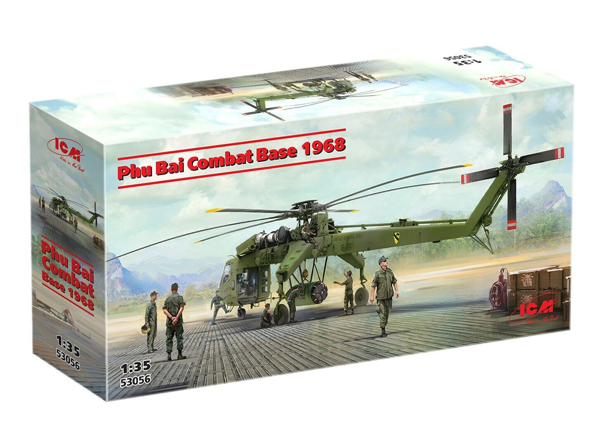 ICM 1/35 Phu Bai Combat Base 1968 Plastic Model Kit ICM53056