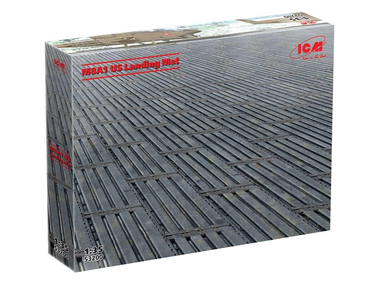 ICM 1/35 M8A1 US Landing Mat (210?336 mm) Plastic Model Kit