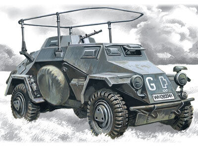 ICM 1/72 Sd.Kfz.223 German Radio Communication Vehicle Plastic Model Kit