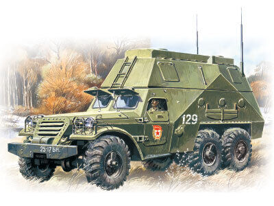 ICM 1/72 BTR-152S Armoured Command Vehicle Plastic Model Kit