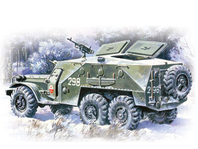 ICM 1/72 BTR-152K Armoured Personnel Carrier Plastic Model Kit ICM72521