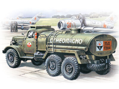 ICM 1/72 ZiL-157 Fuel Truck Plastic Model Kit