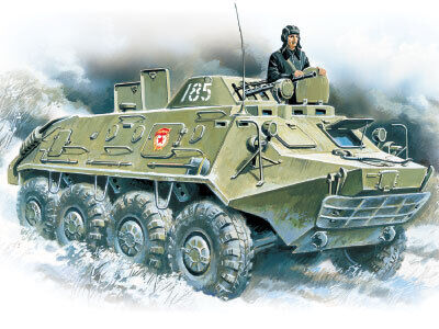 ICM 1/72 BTR-60PB Armoured Personnel Carrier Plastic Model Kit