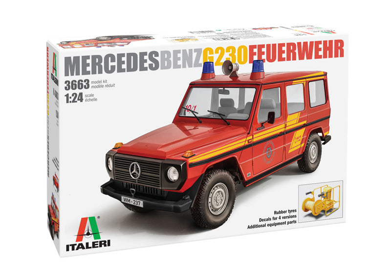 ITALERI MERCEDES BENZ G230 FEUERWEHR