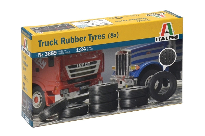 ITALERI TRUCK RUBBER TYRES (8 PCS)