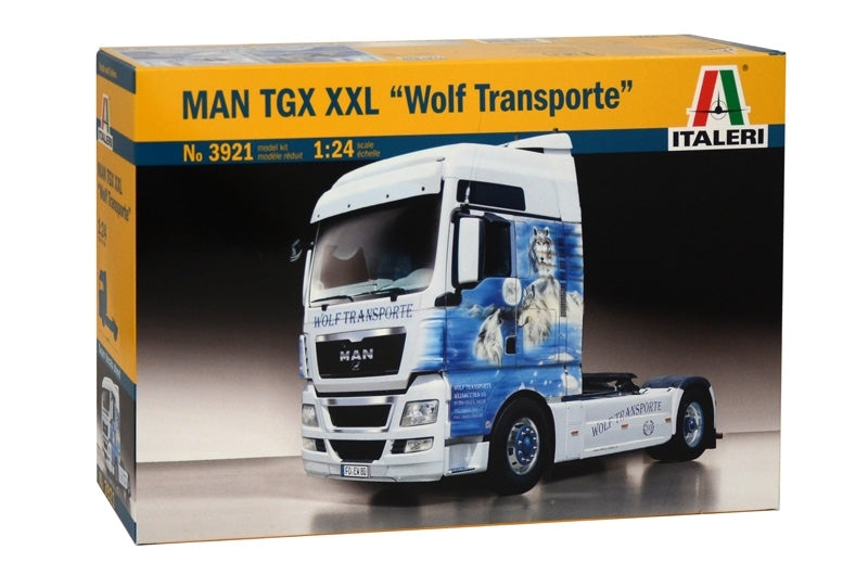 3921S ITALERI MAN TGX XXL WOLF TRANSPORTE"