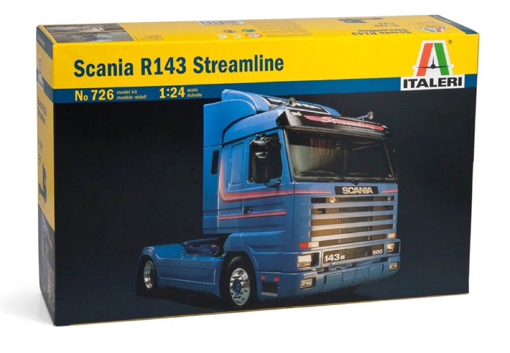 ITALERI SCANIA R 143 M 500 STREAMLINE 4X2 1/24