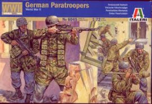 6045S ITALERI WWII - GERMAN PARATROOPERS 1:72