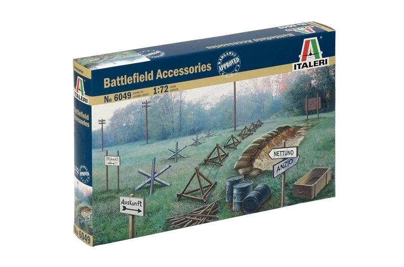 6049S ITALERI WWII - BATTLEFIELD ACCESSORIES 1:72