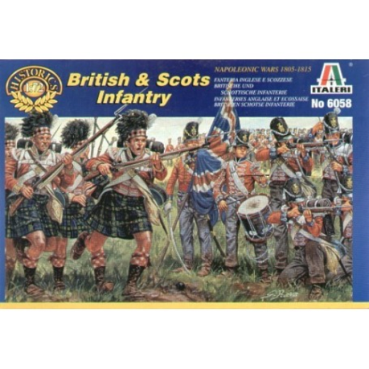 6058S ITALERI BRITISH & SCOTS INFANTRY (NAPO. WARS)