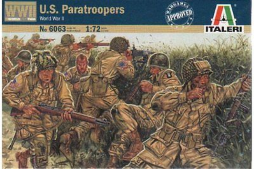 6063S ITALERI WWII - US PARATROOPERS 1:72