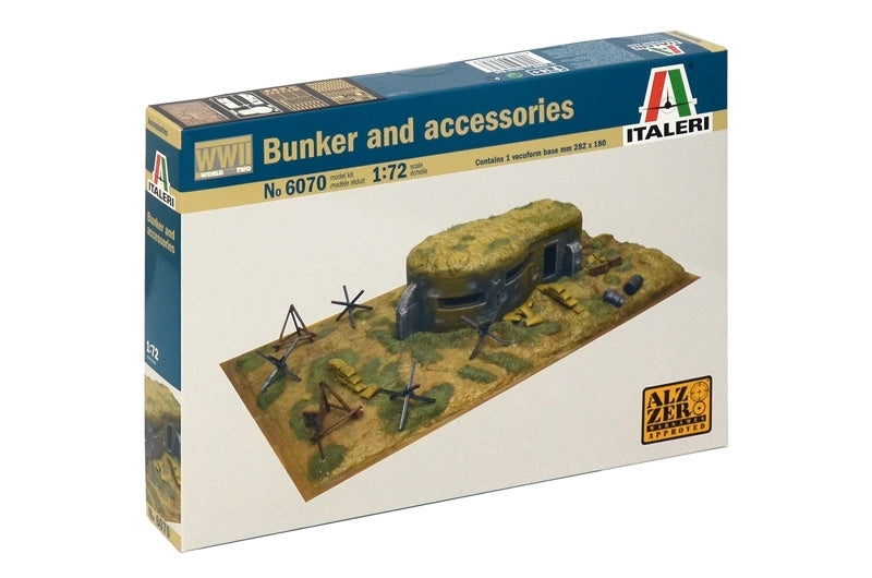 6070S ITALERI WWII - BUNKER AND ACCESSORIES 1:72