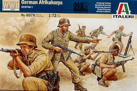 6076S ITALERI WWII - GERMAN AFRIKA CORPS 1:72
