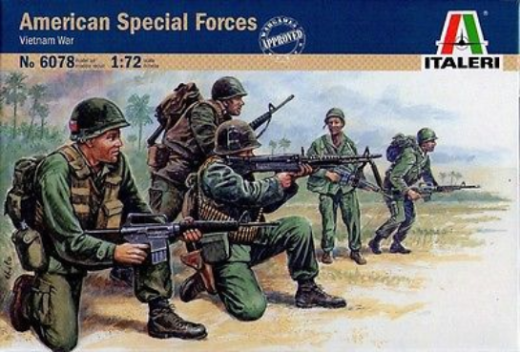 6078S ITALERI VIETNAM WAR - AMERICAN SPECIAL FORCES 1:72