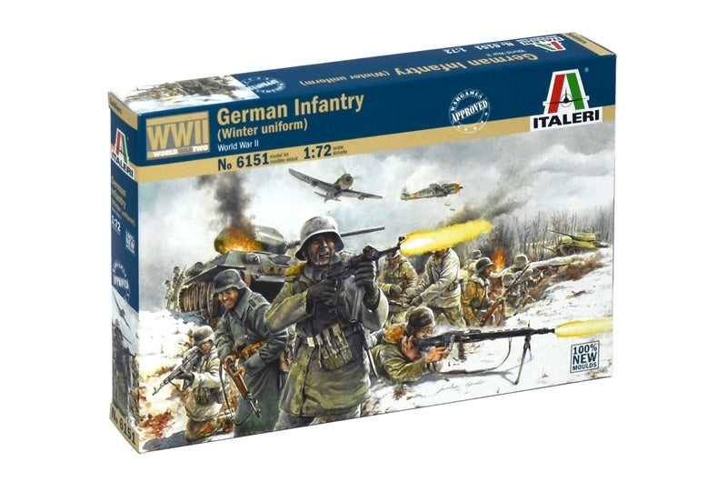 6151S ITALERI WWII - GERMAN INFANTRY (WINTER UNIFORM) 1:72