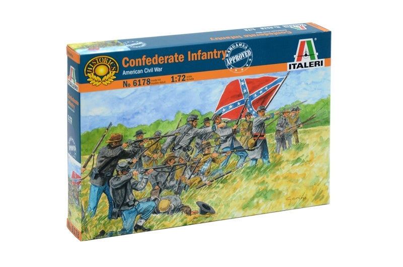 6178S ITALERI CONFEDERATE INFANTRY (AMERICAN CIVIL WAR)