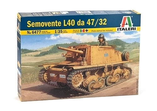 6477S ITALERI SEMOVENTE L40 DA 47/32 ITALIAN SELF-PROPELLED GUN 1/35