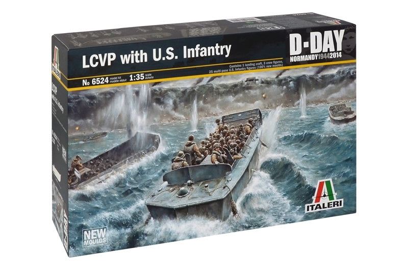 6524S ITALERI LCVP WITH US INFANTRY 1:35