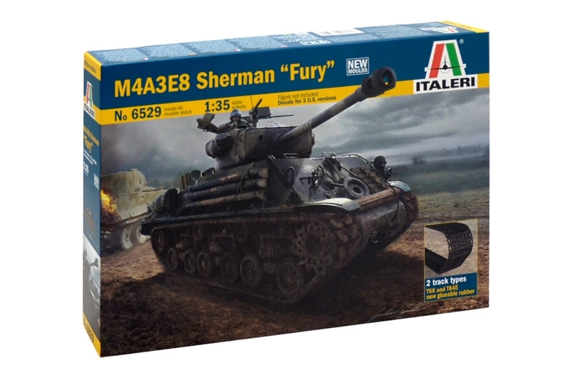 6529S ITALERI M4A3E8 SHERMAN "FURY" 1:35
