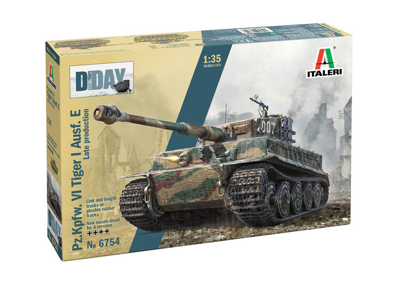6754S ITALERI PZ.KPFW. VI TIGER I AUSF. E - D-DAY 80TH ANNIVERSARY