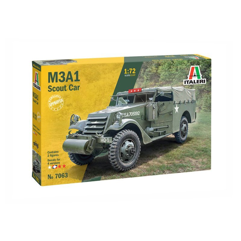 7063S ITALERI M3A1 SCOUT CAR 1:72