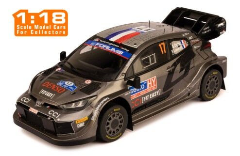 IXO Models 1/18 Toyota GR Yaris Rally1 Hybrid #17 S.Ogier - V.Landals Winner Rally Finland 2024