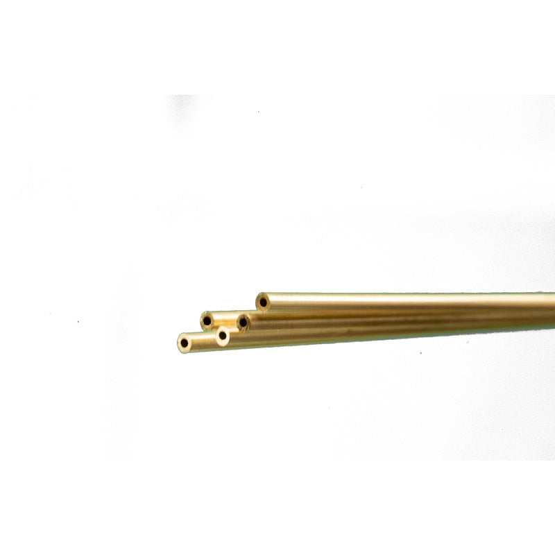 K&S 1143 ROUND BRASS TUBE .014 WALL (36IN LENGTHS) 1/16 (1 tube per bag x 5 bags)