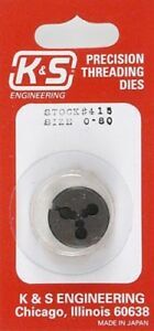 K&S 415 0-80 THREADING DIE (1 PIECE) K&S METALS