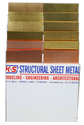 K&S 6400 SHEET METAL ASSORTMENT WITH DISPLAY RACK K&S METALS