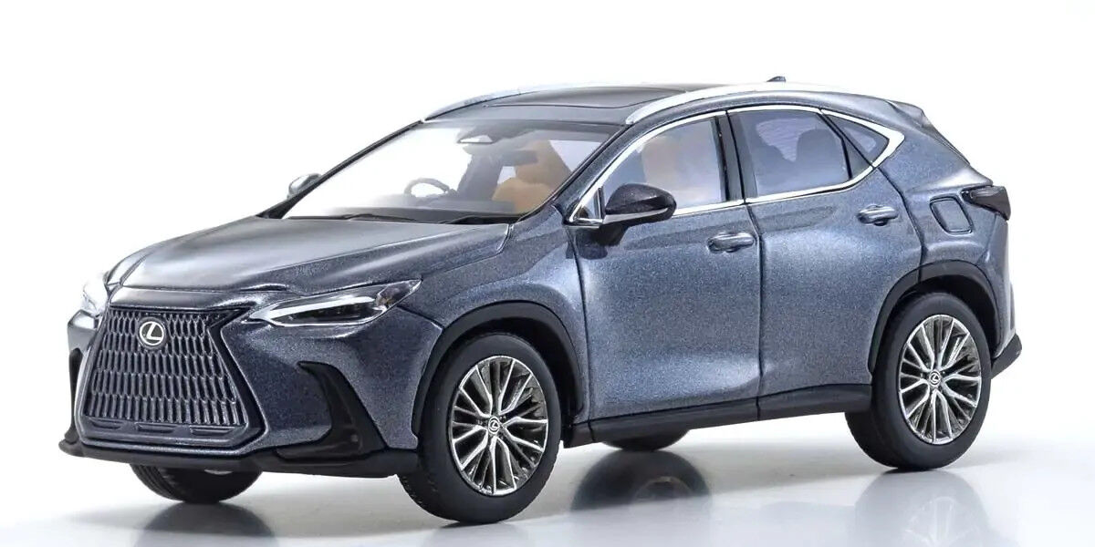 Kyosho 1/43 Lexus NX 450h+ Sonic Chrome Diecast Model Car KSD03907C