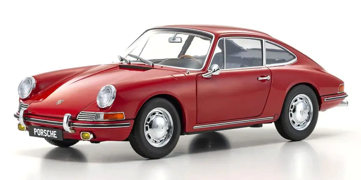 Kyosho 1/18 Porsche 911 (901) 1964 Signal Red Diecast Model Car