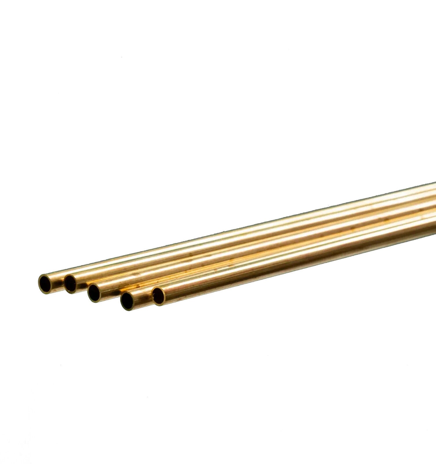 K&S Brass Tube 4 x 1000mm 0.45 Wall (Pack of 5 Tubes)