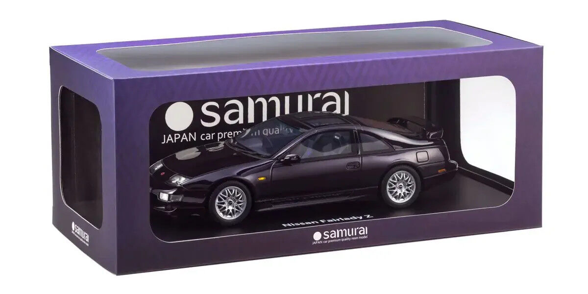 Kyosho 1/18 Nissan Fairlady Z (Z32) Version R 2by2 (Purple) Resin Model Car