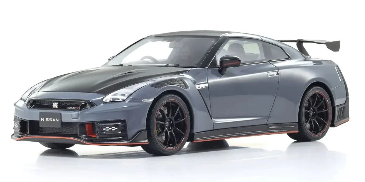 Kyosho 1/18 Nissan GT-R NISMO 2024 Special Edition Gray Resin Model Car KSR18061GR