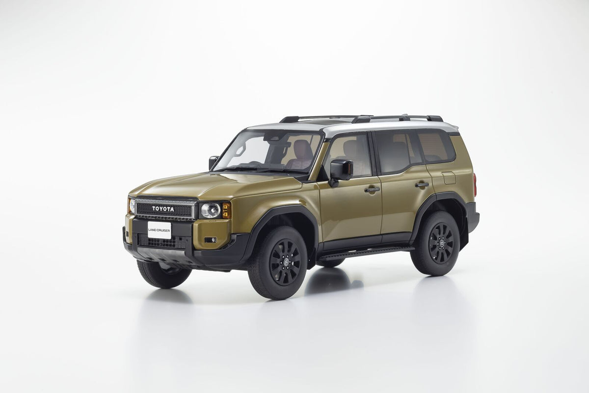 Kyosho 1/18 Toyota Land Cruiser 250 (Beige) Resin Model Car KSR18064BE