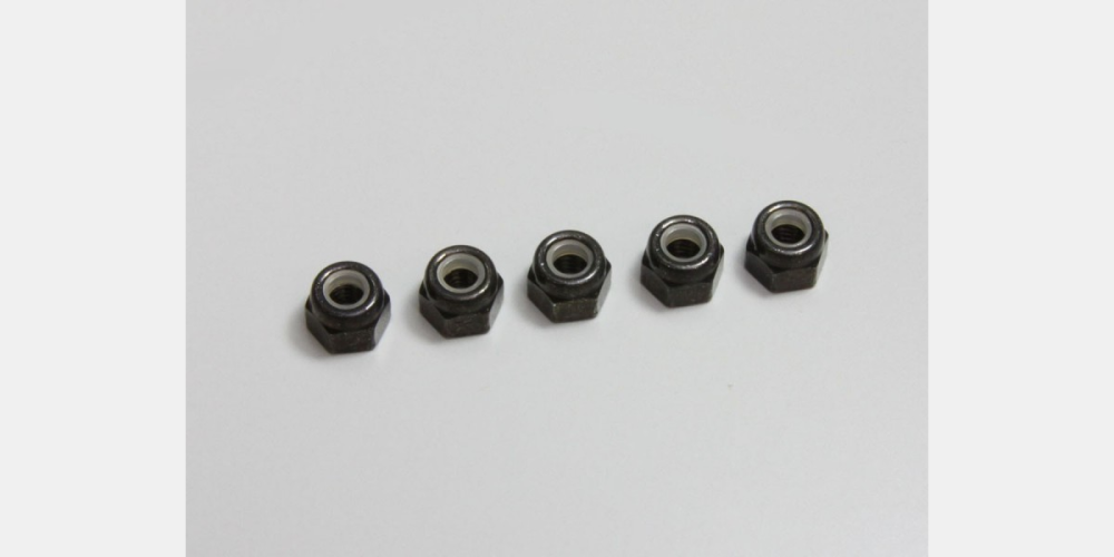 KYO-1-N4055N Kyosho Nut(M4x5.5) Nylon (5pcs) Kyosho